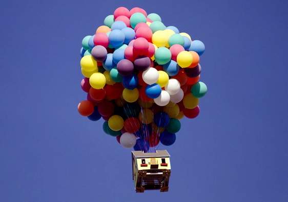Flying House from ‘Up’ Recreated in California
