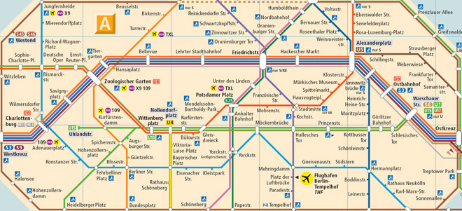 Metro Map Berlin S
