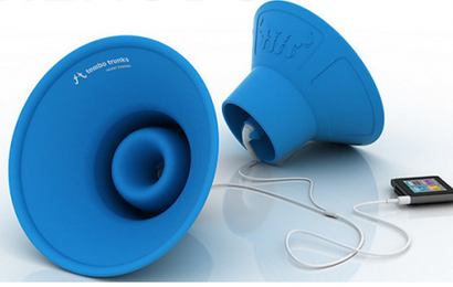 Background image for Silicone Speakers for Sharing Music Anywhere