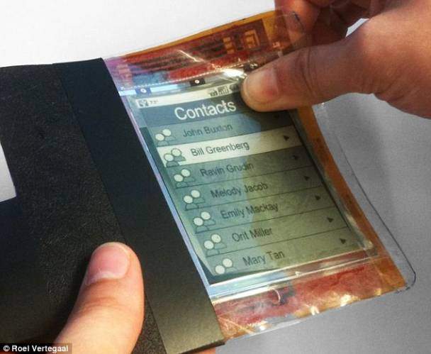 The Next Step for Smart Phones: Paper Thin