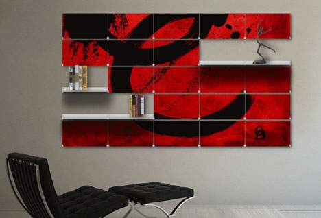 Creative Art Shelves Combine Form and Function