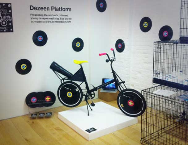 Alpina Bike Spins your Vinyl Records as you Ride