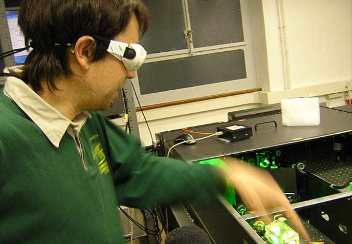Background image for Physicist Uses Lasers to Create Rain