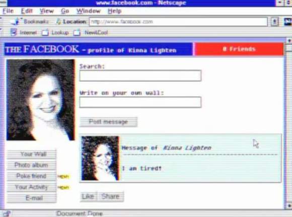 If Facebook Had Been Invented in the ’90s