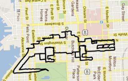 Background image for Turn Your GPS Bicycle Routes Into Artworks