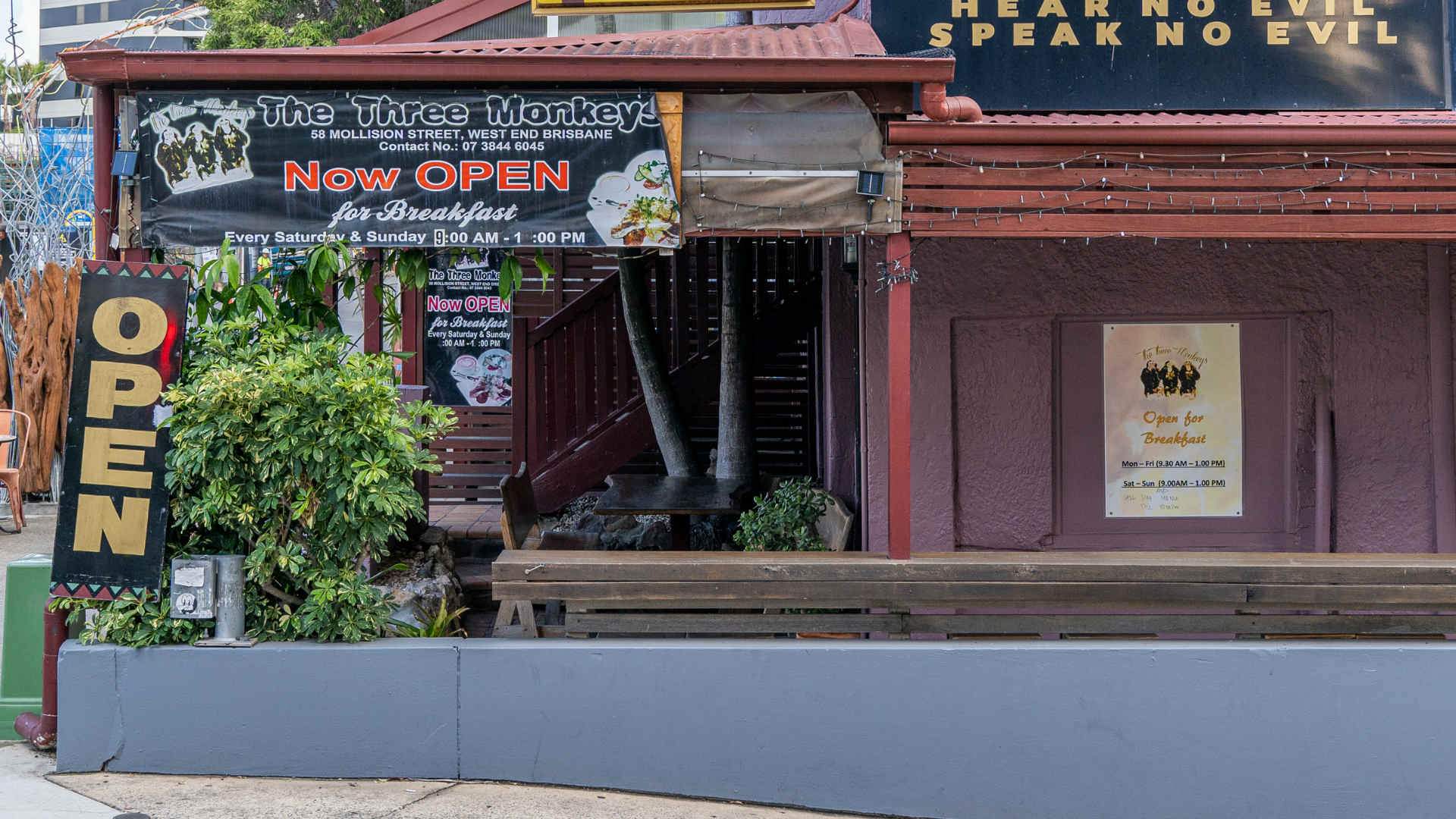 The Three Monkeys Coffee and Tea House CLOSED, West End Review