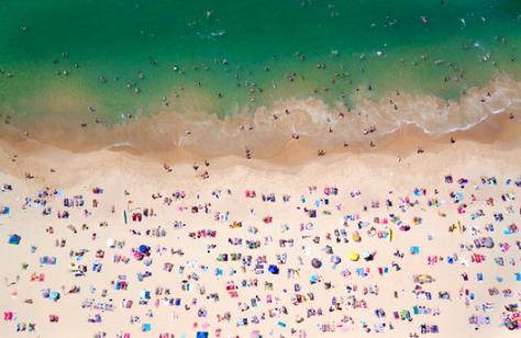 Aerial Views of Australian Beaches