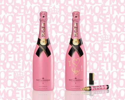 Win Moet and Chandon Pink Rose