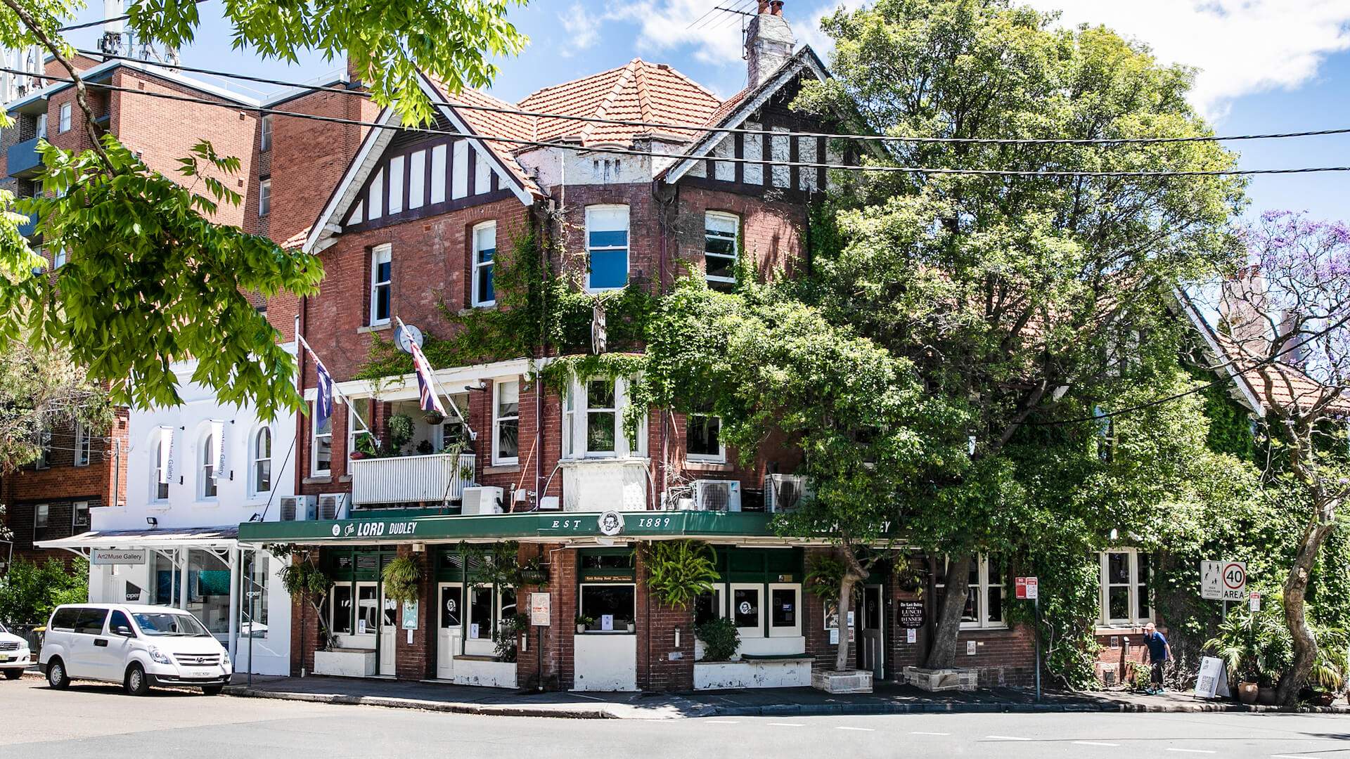 The outside of The Lord Dudley - one of the best pubs in Sydney.