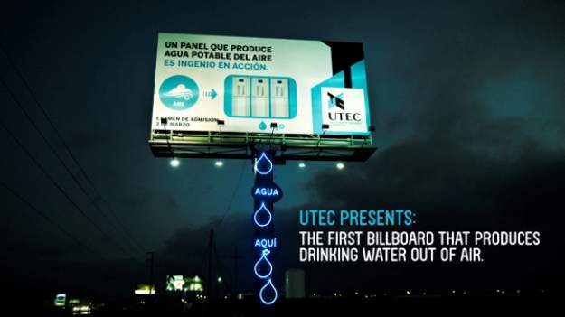 The Billboard That Turns Humid Air Into Water