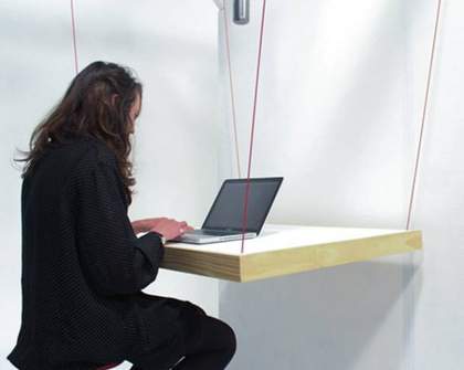 HangTable Doubles as Workspace and Hanger
