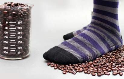 Background image for Socks Infused with Coffee Cure Smelly Feet