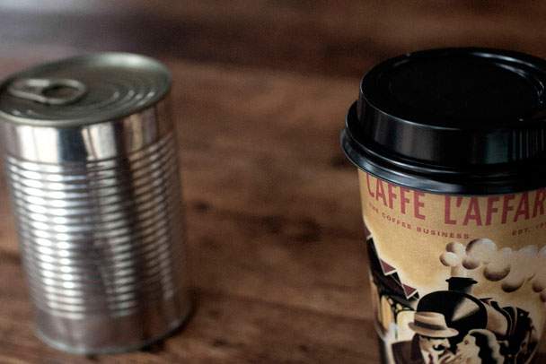 Show Your Cans for Coffee at Locals