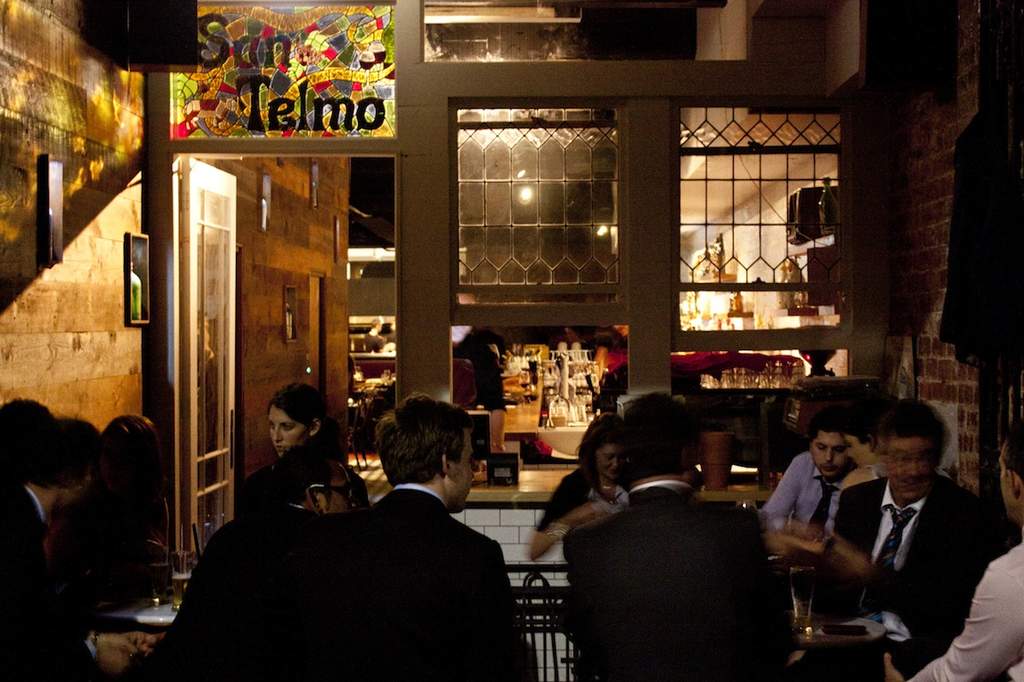 The San Telmo dining room - home ot some of the best steak in Melbourne.