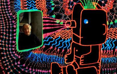 Background image for Michel Gondry’s New Film Is Just Him Trying to Keep Up with Noam Chomsky