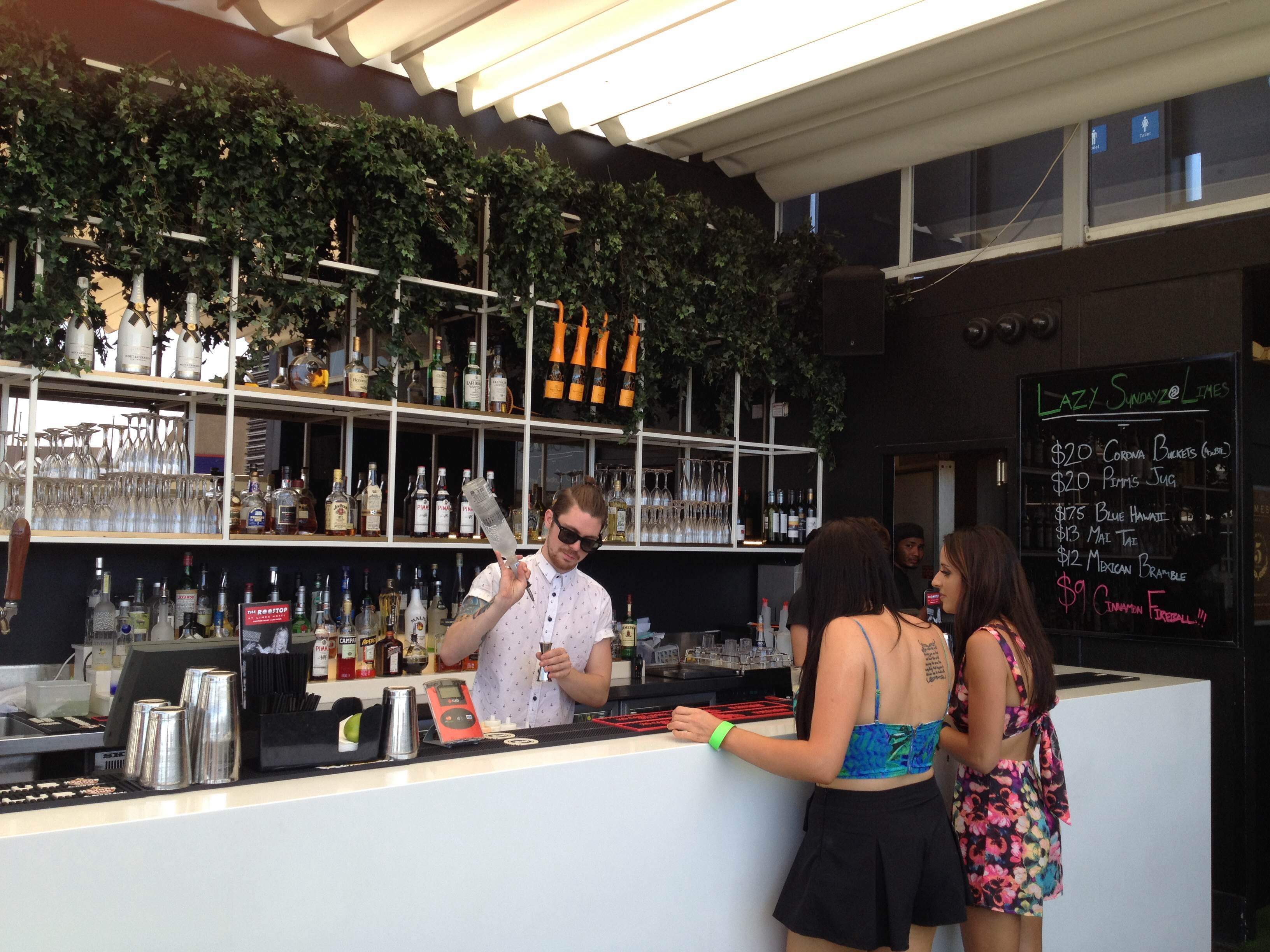 Limes Hotel Rooftop Bar, Fortitude Valley Review