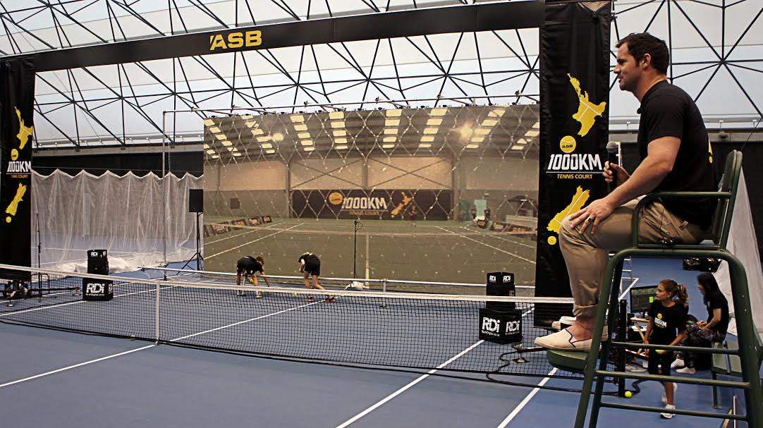 1000km Kiwi Tennis Court Attempts Guinness World Record For Longest Tennis Court