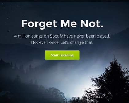Forgotify – 4 million songs never streamed