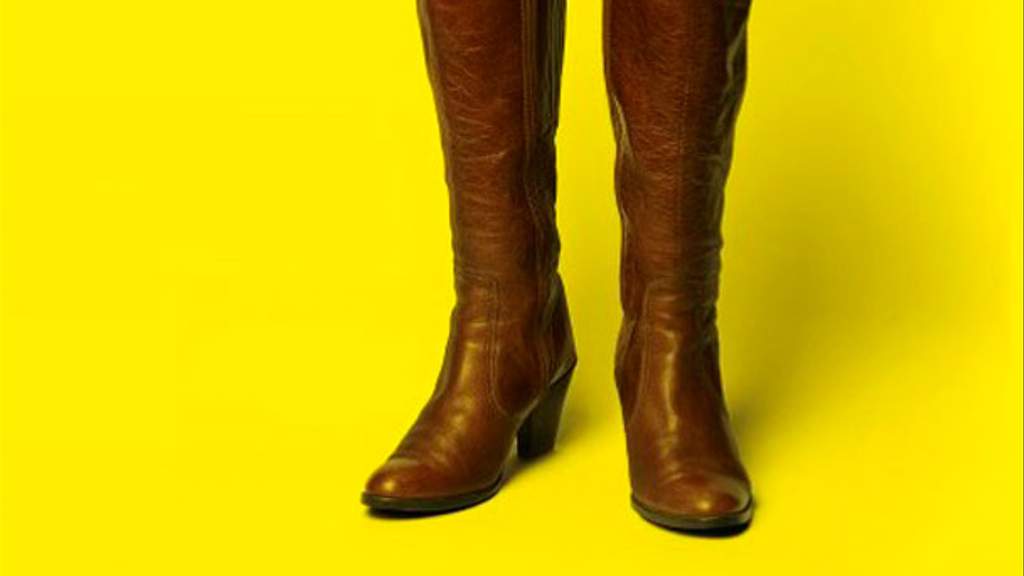 Girl in Tan Boots Concrete Playground