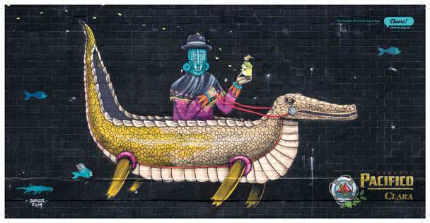 Mexican Artist Saner Makes His Mark on Auckland