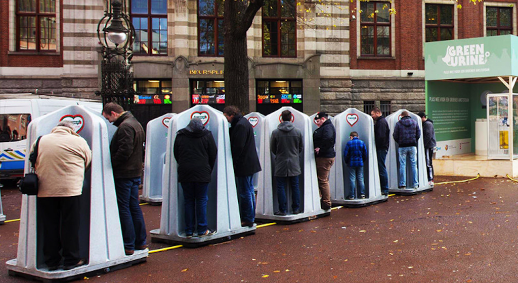 Amsterdam’s Public Urinals to Turn Pee into Food