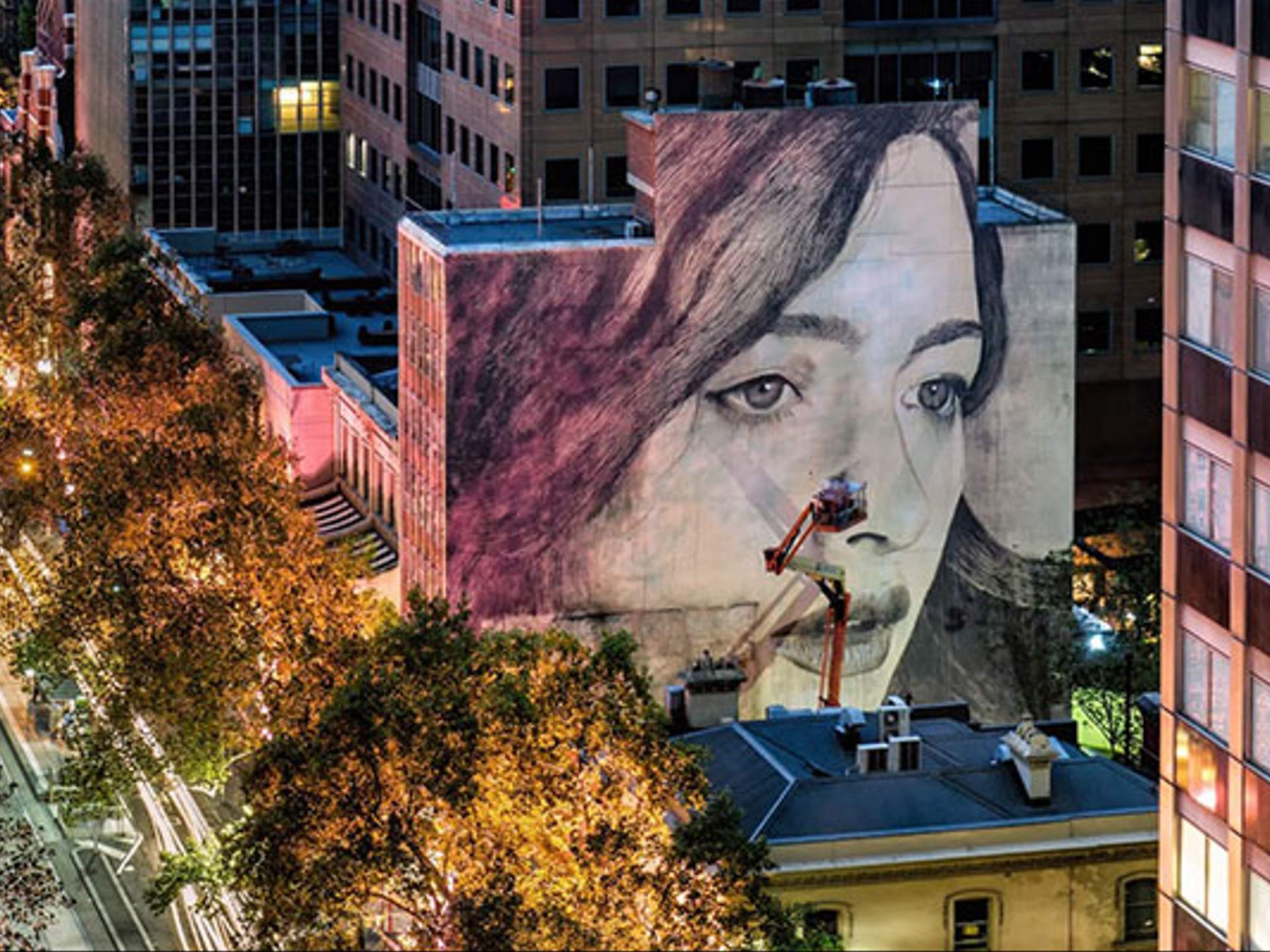 Melbourne Street Artist Rone Unveils Nine-Storey Mural in CBD - Concrete  Playground