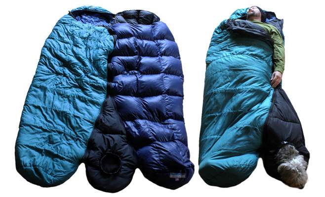 The Crowdfunded Dog Sleeping Bag Designed to Match Up with Yours