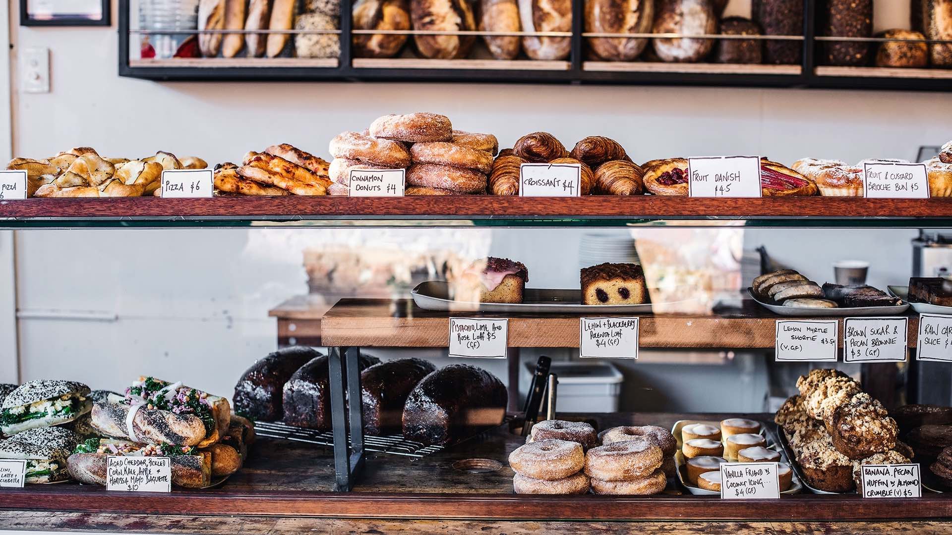 The counter at Two Chaps - home to some of the best donuts in Sydney.