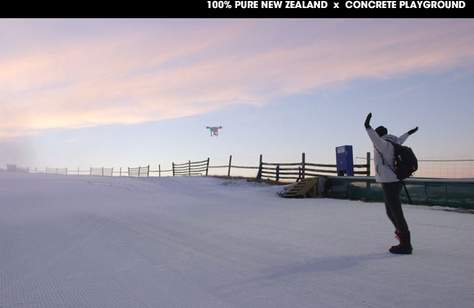 New Zealand Is Using Drones to Take the Ultimate Snow Selfies