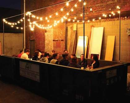 Brooklyn Confirms Brooklyn-ness By Holding Dinner Parties in Dumpsters