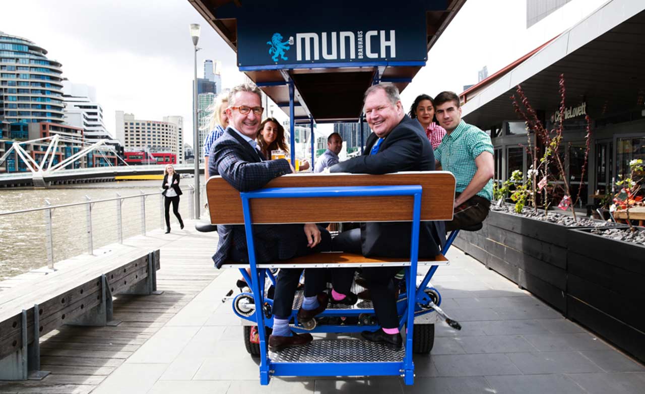 Cycling and Drinking Finally Combine in Melbourne’s First Bier Bike