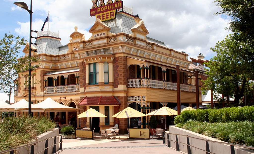 The exterior of Breakfast Creek Hotel - home to one of the best steaks in Brisbane.