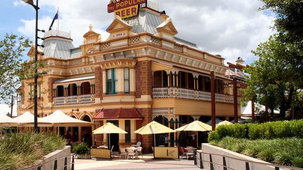 The exterior of Breakfast Creek Hotel - home to one of the best steaks in Brisbane.