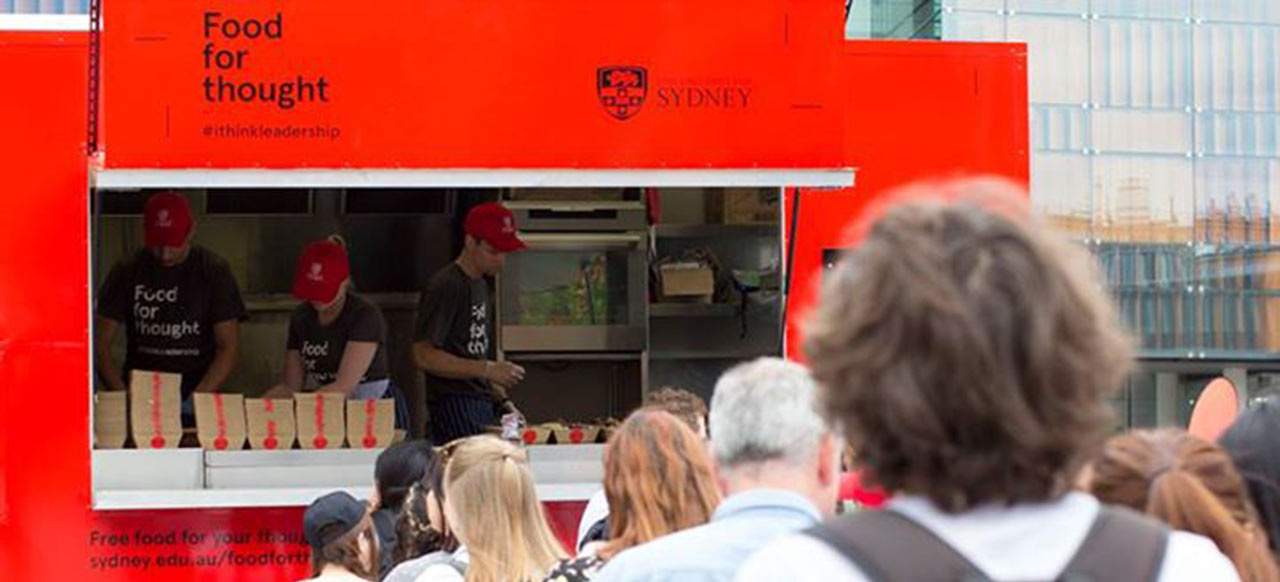 Sydney Uni Want to Give You Free Food For Your Thoughts This Week
