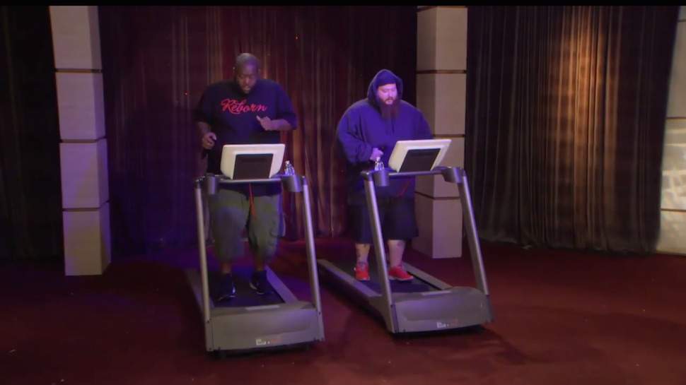 Watch Hip Hop Heavyweights Action Bronson and Killer Mike Have a Rap Battle on Treadmills
