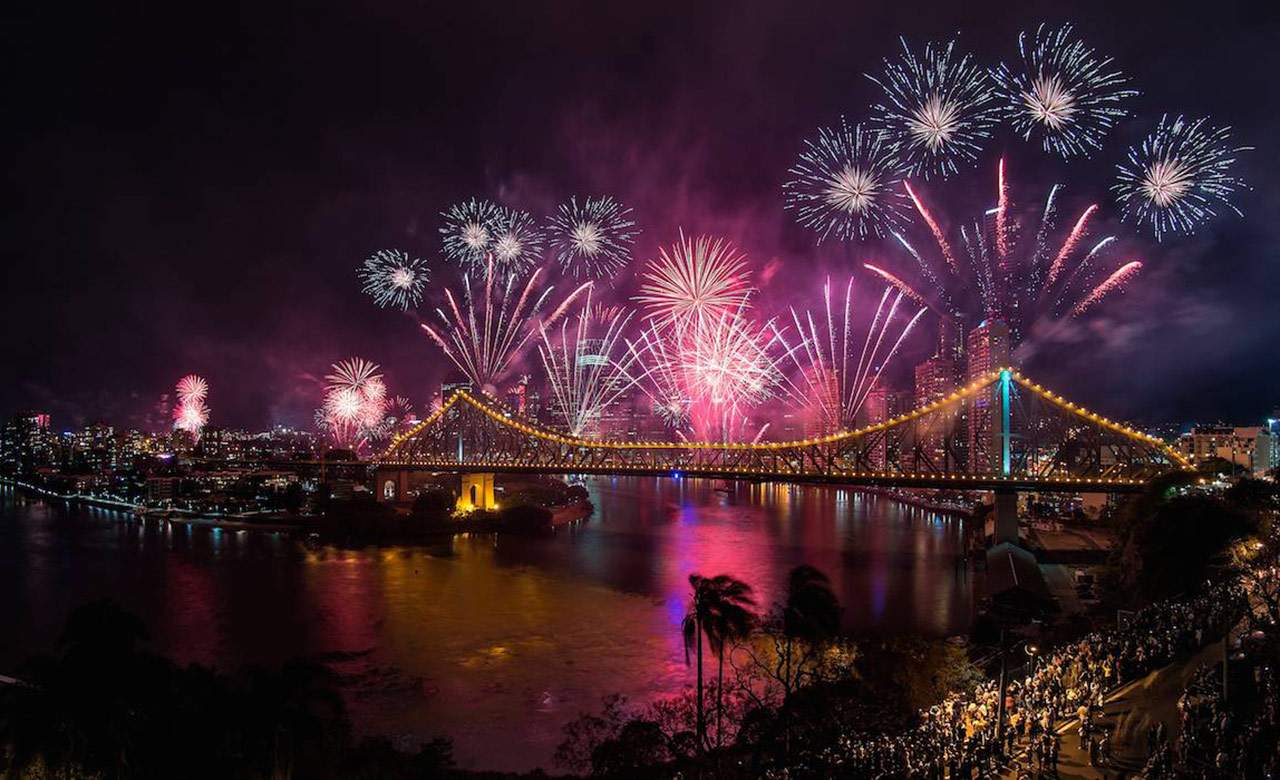South Bank Fireworks, Brisbane