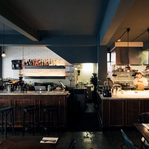 the bar and open-kitchen at Tipo 00 melbourne - one of the best italian restaurants in melbourne