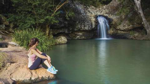 KONDALILLA FALLS, MONTVILLE - best waterfall in Brisbane, Queensland.