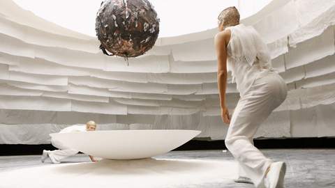 Sydney Festival's Massive, Walk-Through Paper Maze: Inside There Falls