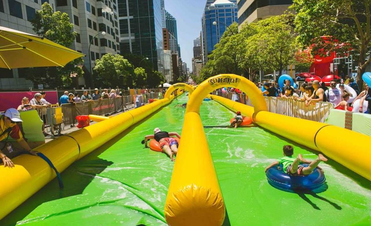A Giant Slip 'N' Slide is Coming to Sydney and Melbourne