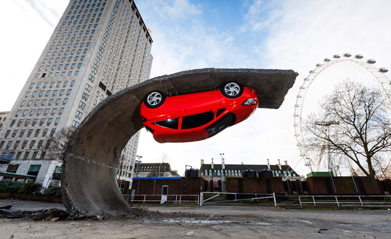 Alex Chinneck's Newest Installation Shouldn't Be Tried at Home