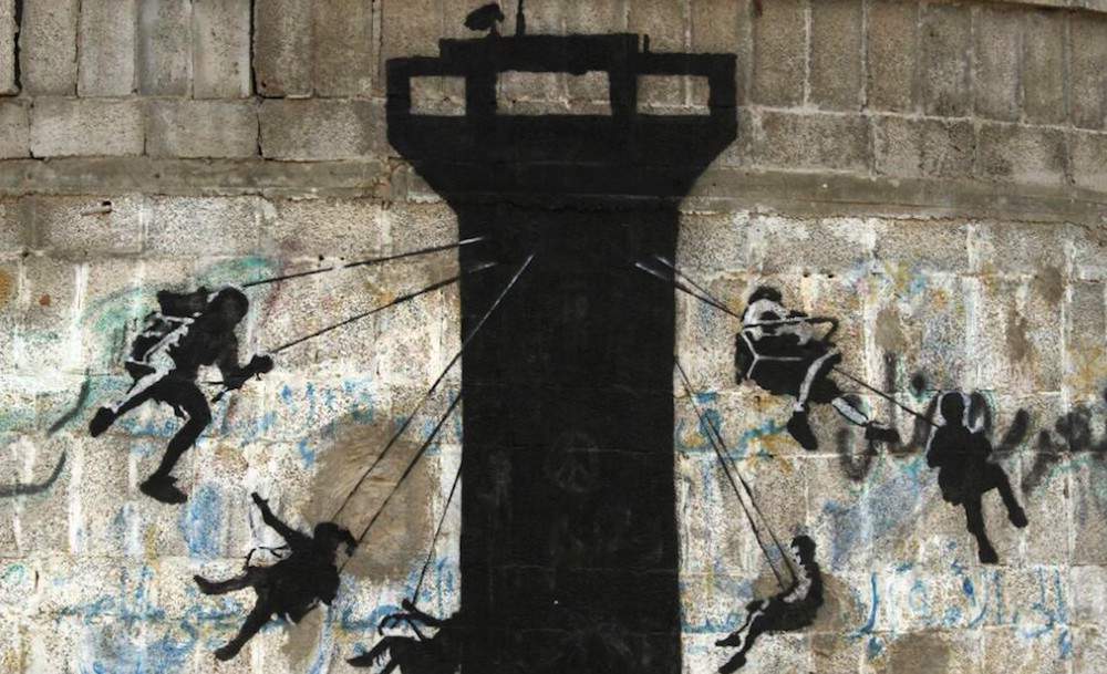 Banksy Just Visited Gaza and Came Back with This Dark Tourism Ad