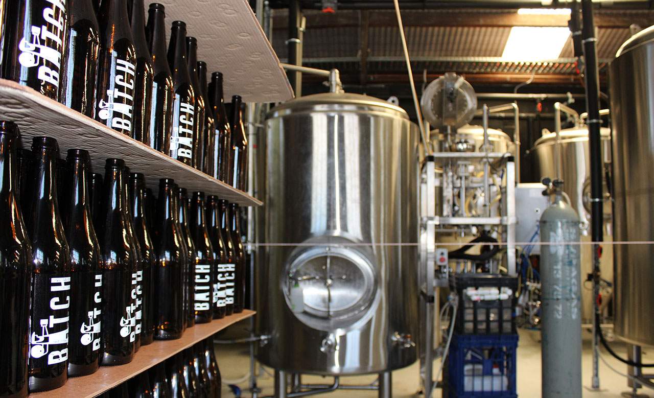 the steel fermenting tanks at Batch Brewing Co - one of the best sydney brewery bars