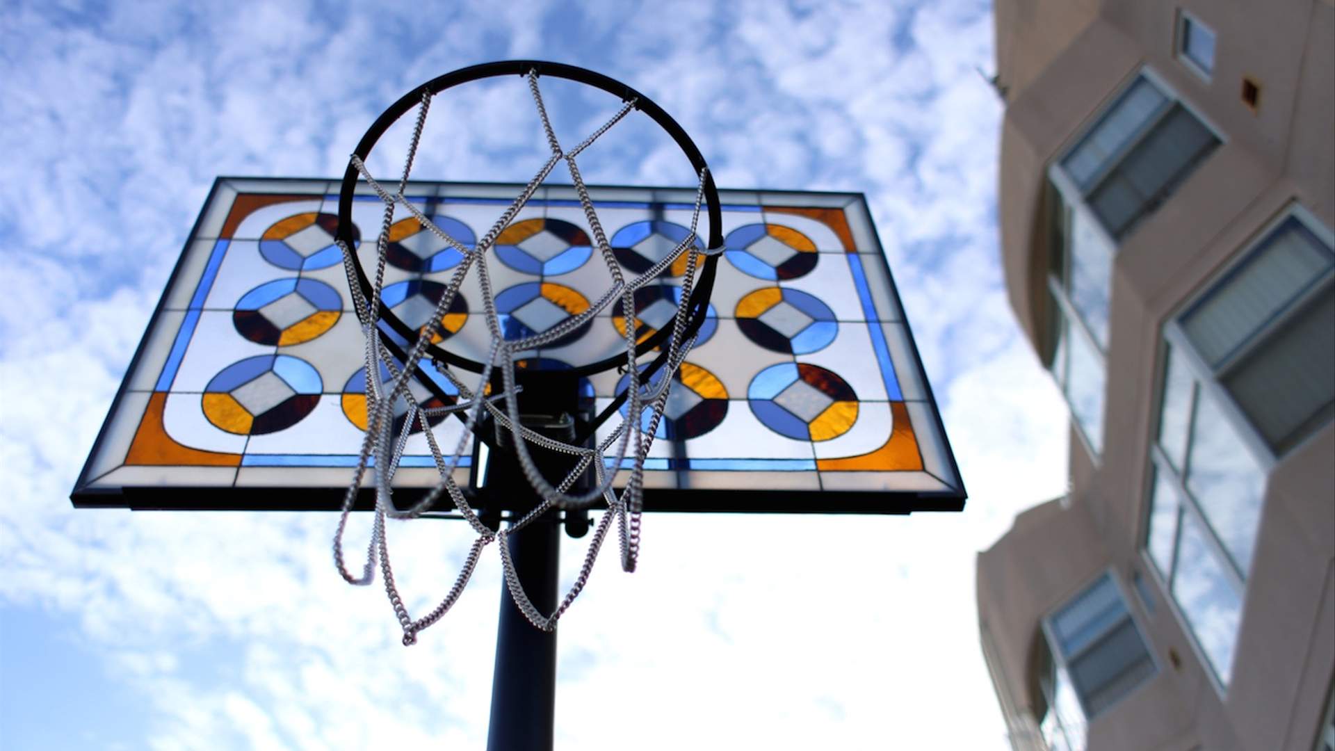 Victor Solomon's Stained Glass Basketball Hoops are Too Pretty to Slam ...