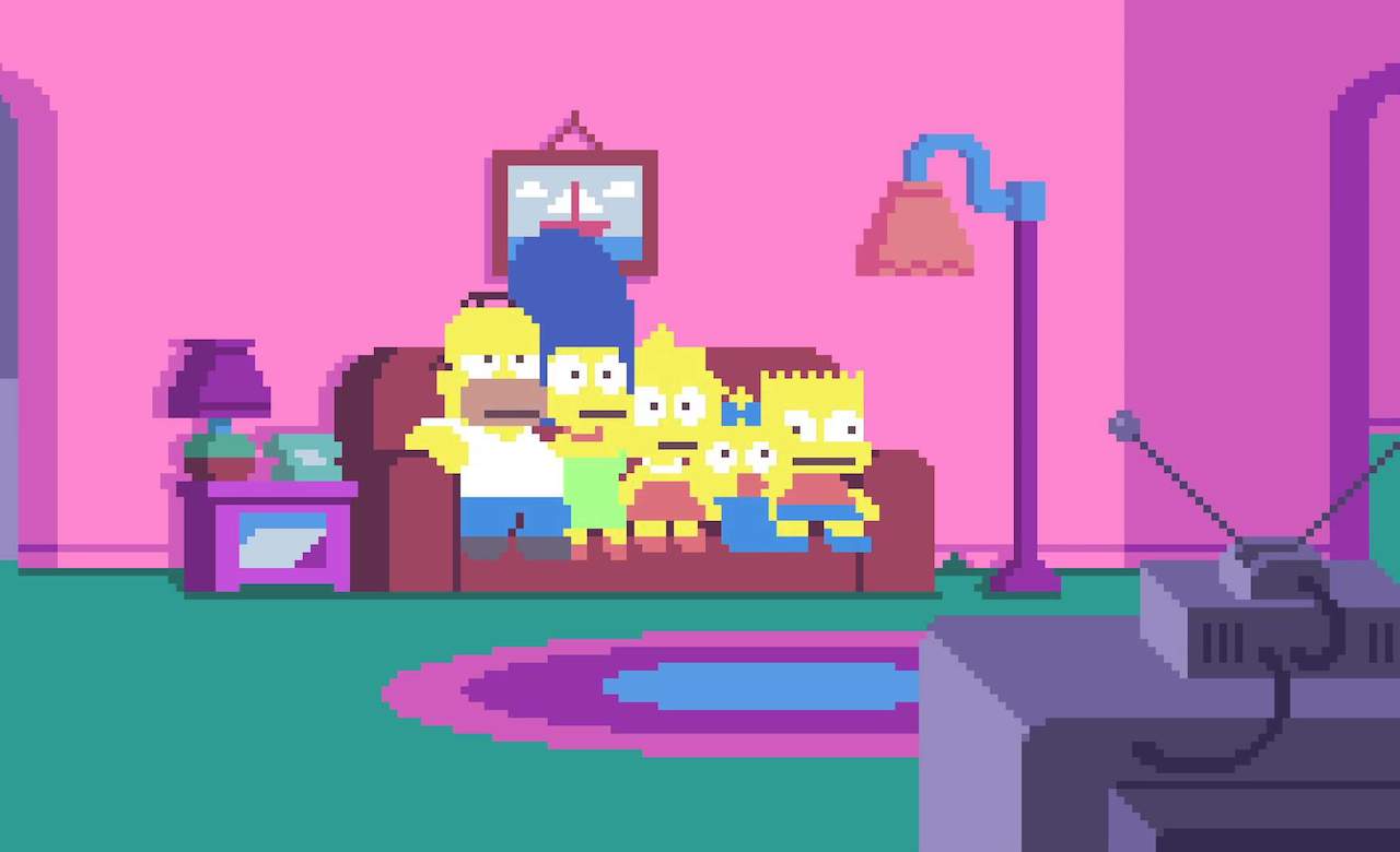 Australian Pixel Art Simpsons Tribute Will Actually Open the Show