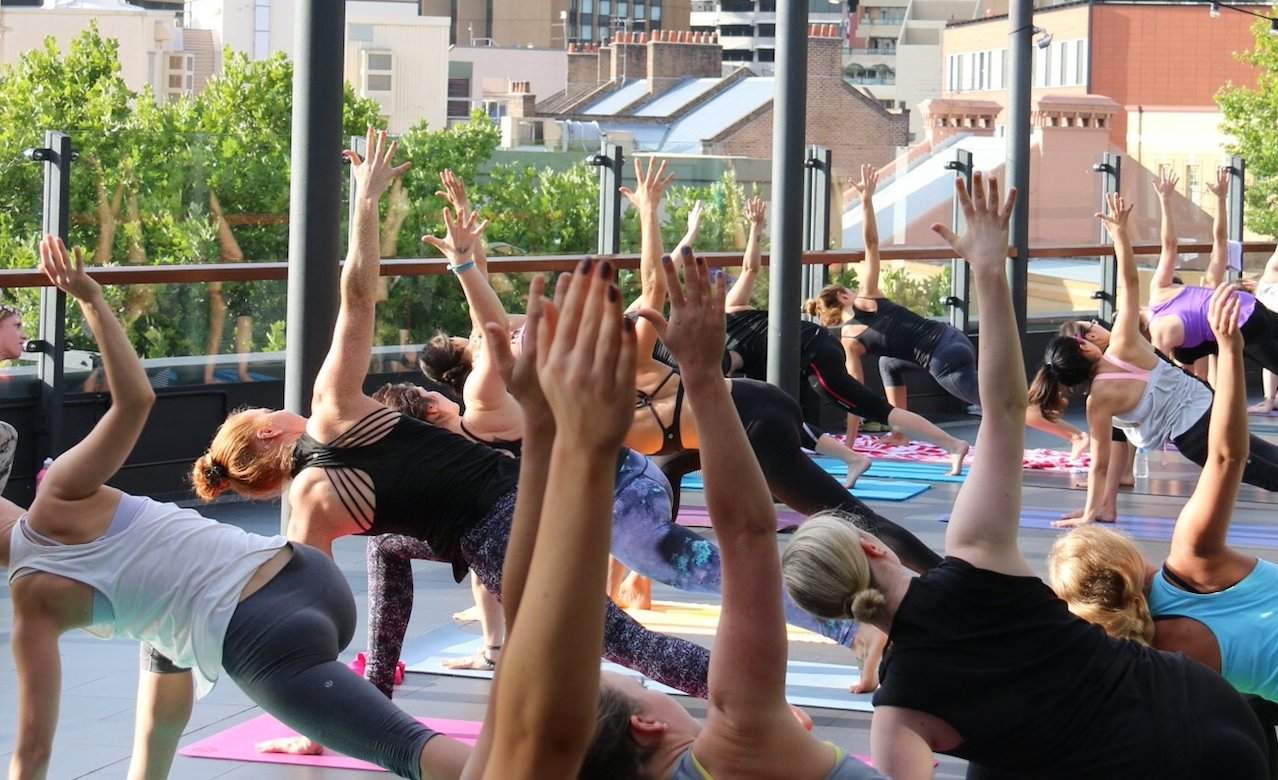 Rooftop Yoga at the Glenmore