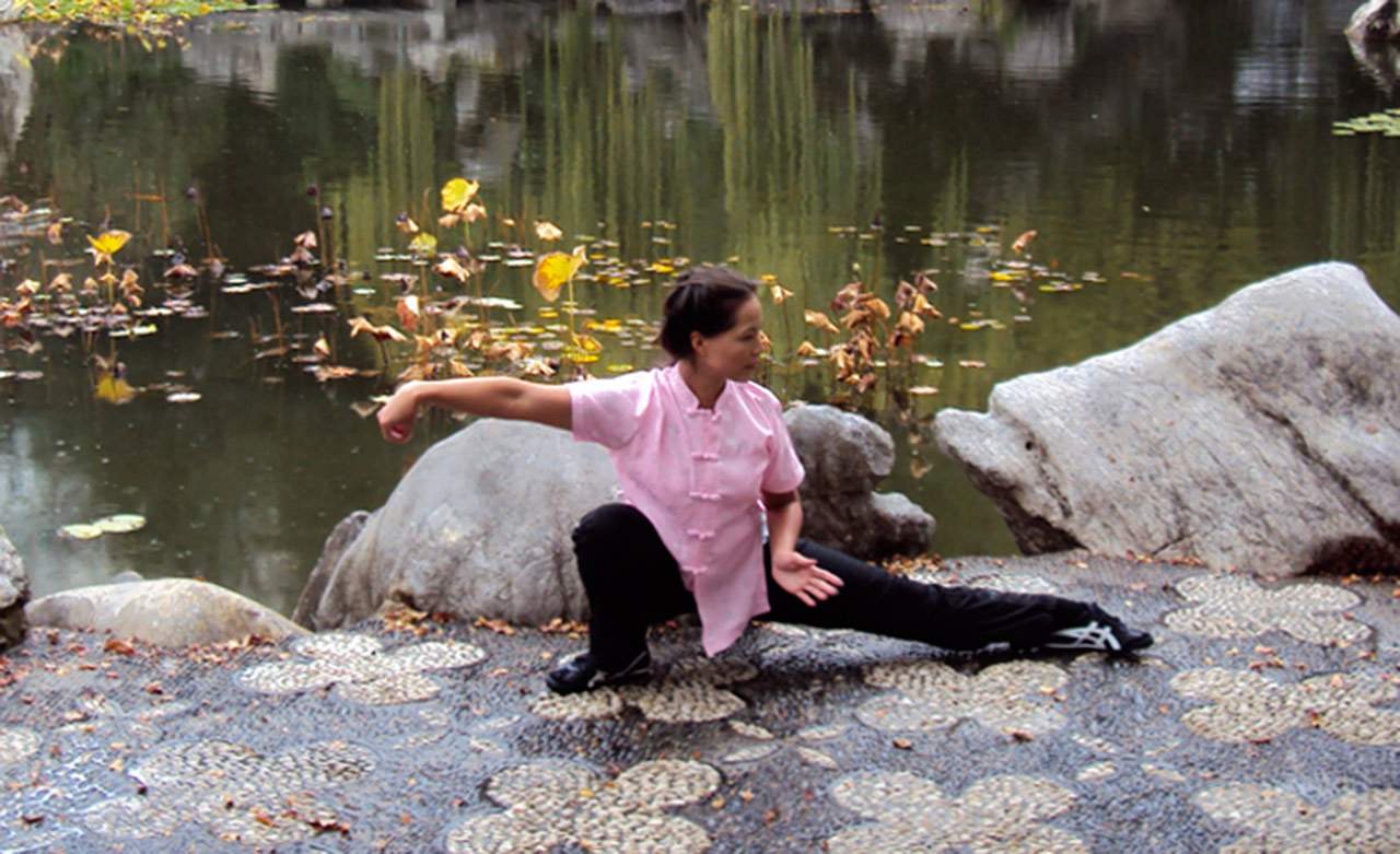 Tai Chi Class at the Chinese Garden of Friendship