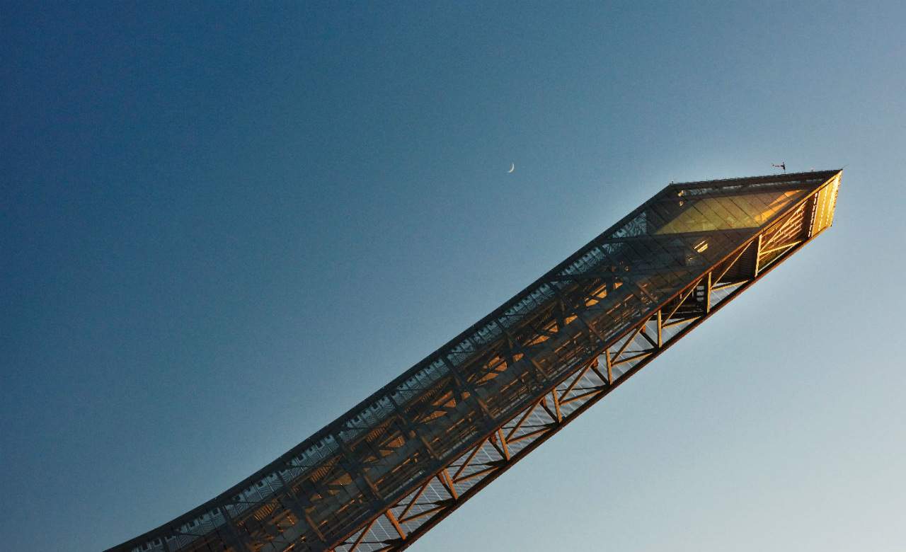 Airbnb's Latest Terrifying Stay is Snuggled In the End of This Ski Jump