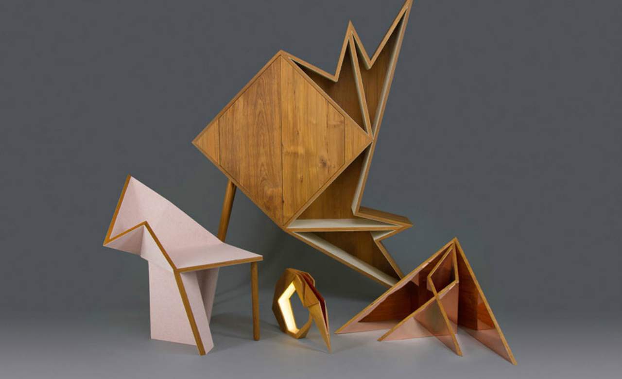 These Origami-Like Shapes are Almost Unrecognisable as Furniture