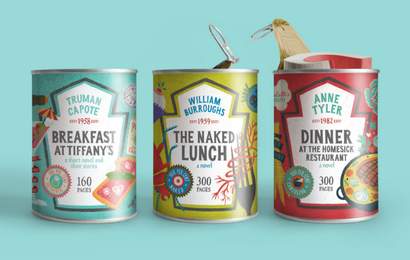 Background image for Classic Novels Redesigned as Adorable Food Cans